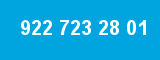 922 723 28 01 922 723 28 01